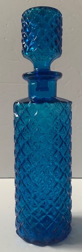 Vintage empoli decanter - decanter, blue