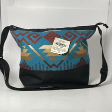 NEW with tag Vintage Elmer Thompson,   Navajo, Handmade Wool & Canvas  bag