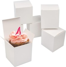 50pcs White Kraft Gift Boxes