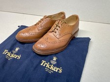 Trickers Bourton Derby Brogues C-shade Tan Size 9 Very Good Condition