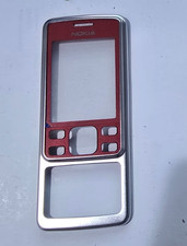New Genuine Original Nokia 6300 Front Red Housing Fascia Cover