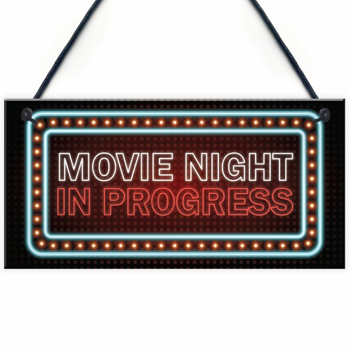 Novelty cinema room sign neon - sign,