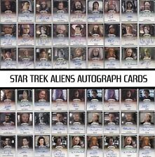 STAR TREK ALIENS AUTOGRAPH
