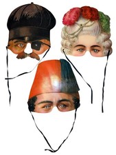 Facsimile victorian masks by - 3,