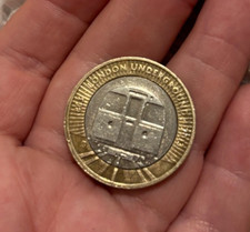 Extremely rare minting error £2 two pound coin London underground 2013