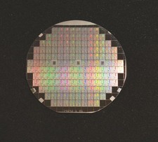 Historic 4" Silicon Wafer From Rockwell International, USA made Microprocessors
