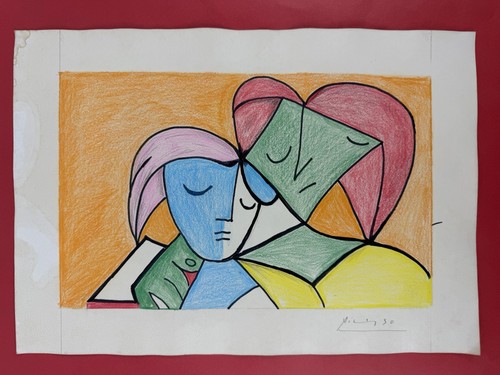 Pablo picasso drawing - drawing, on
