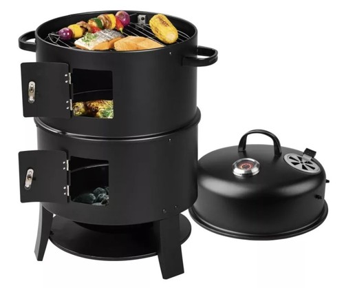 3in1 grill barbecue smoke - 3in1,