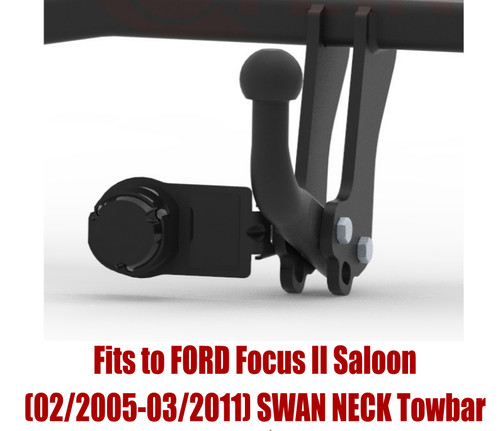 Swan neck tow bar for - swan,