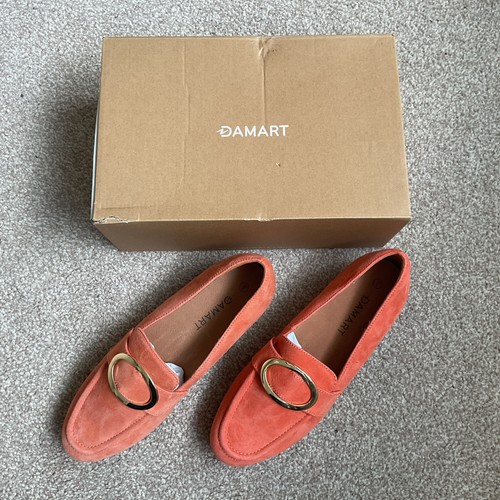 Damart coral suede moccasin - damart,