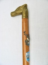 Brass horse's head walking