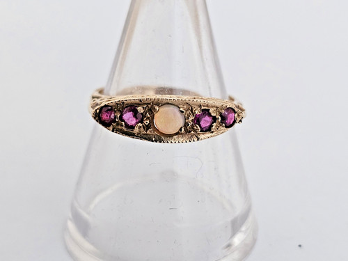 Vintage 9ct gold opal and - vintage,