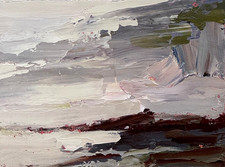 STUDIO CLEAR-OUT 'St IVES' Oil by Jane Roose Cornwall Abstract Impressionism Art