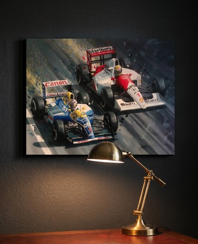 Nigel mansell and ayrton - nigel,