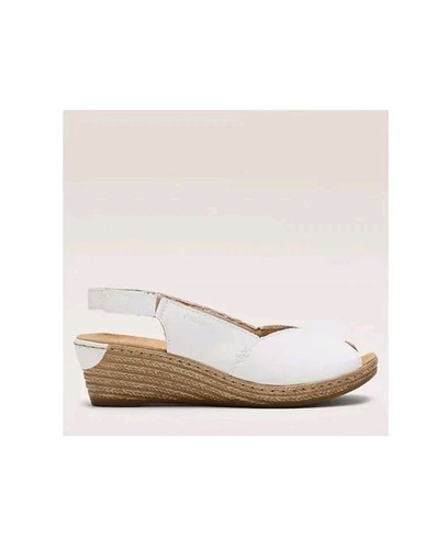 Rieker leather wedge - leather, sandals