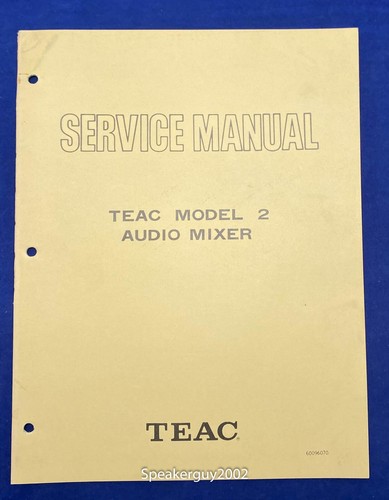 Original teac model - model, 2
