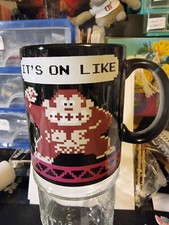  Nintendo Official Donkey Kong It's On Like Black Ceramic Tea Coffee Mug Cup