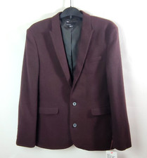 Asos Design Mens Burgundy