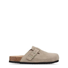 Jack Wills Mule Sandals Ladies Taupe