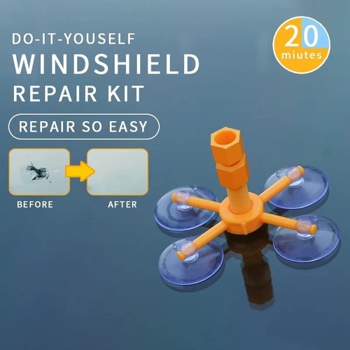 Car windshield repair kit - car,