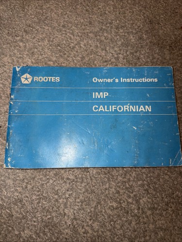 Hillman imp californian 1969 - hillman,