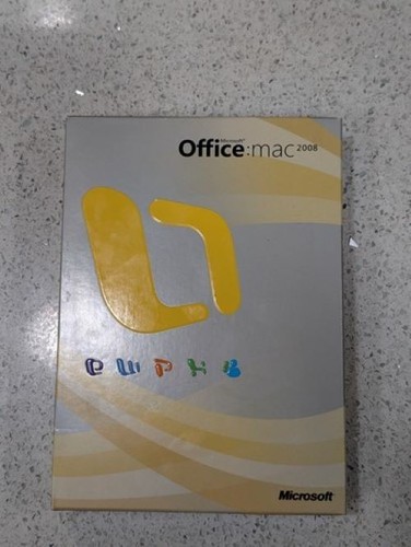 Microsoft office mac 2008 - office,