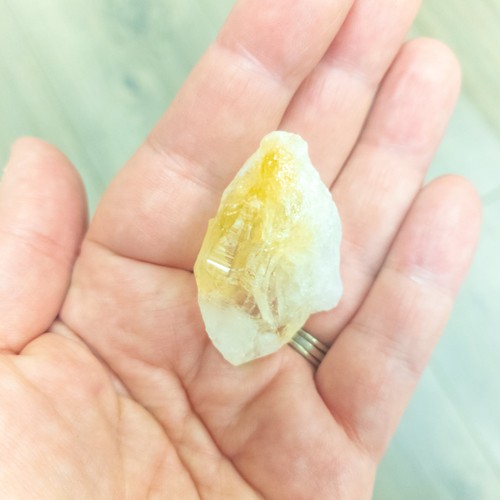 Citrine rough stone - rough,