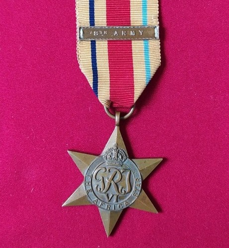The africa star with - with, 8th