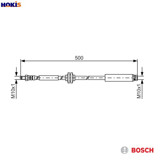 Brake hose 987 481 - 1, 452