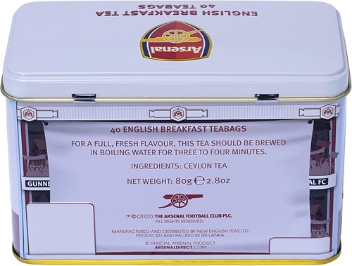 Arsenal highbury tea tin with - tin,