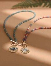 Blue Evil eye Crystal beaded