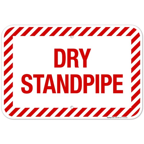 Dry standpipe sign fire - dry, sign,