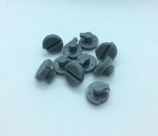 MOTORHOME/CARAVAN Dometic Fridge Vent Closing Caps / Clips - (Pack of 10+2) GREY