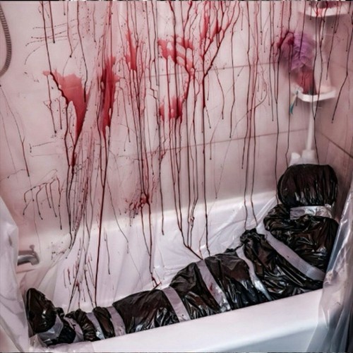 Halloween scary fake corpse - fake,