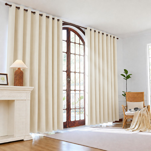 2pcs blackout curtains eyelet - 2pcs,