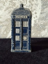 Vintage Dinky Toys Blue Die cast Police Box Dr Who Tardis - Play worn
