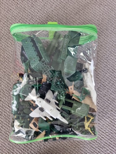 Plastic army figures - plastic,