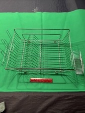 Three Piece Crockery And Cutlery Wire Drainer Set