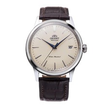 Orient Bambino Automatic Cream Dial Brown Leather Strap Mens Watch RRP £290