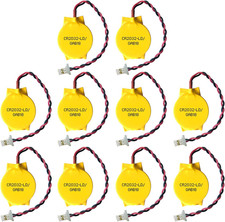 10PACK 3V CR2032 CMOS Battery