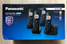 Panasonic KX-TGC264 Digital Cordless Answering System Phones - Quad Handset Pack