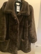 NEXT BROWN FAUX / FAKE FUR