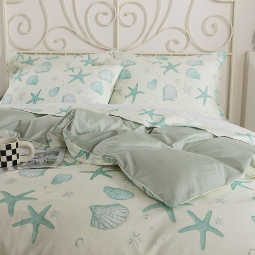 Coastal queen duvet - queen,