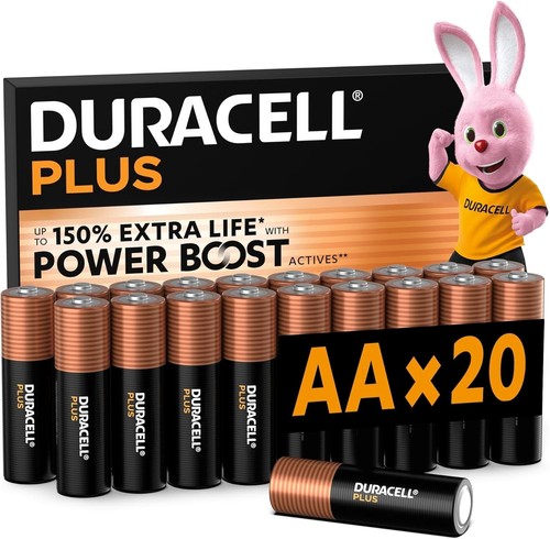 Duracell plus batteries 20 - aa,
