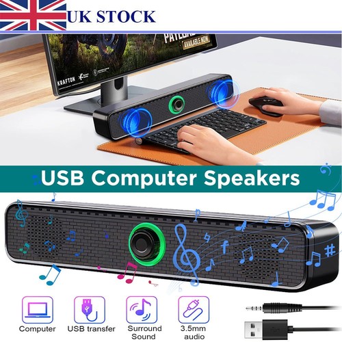Usb wired soundbar led - usb,