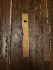 Vintage Wooden Spirit Level. Two Working Vials.