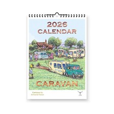 CARAVAN CARAVANNING FUNNY CARTOON 2026 HUMOUR WALL CALENDAR BY ARMAND FOSTER