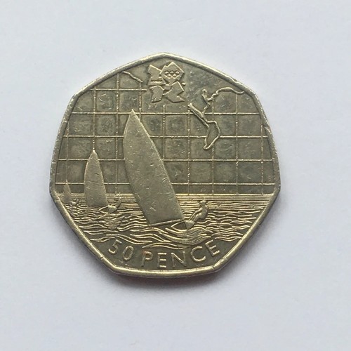 Olympic sailing 50p - sailing,
