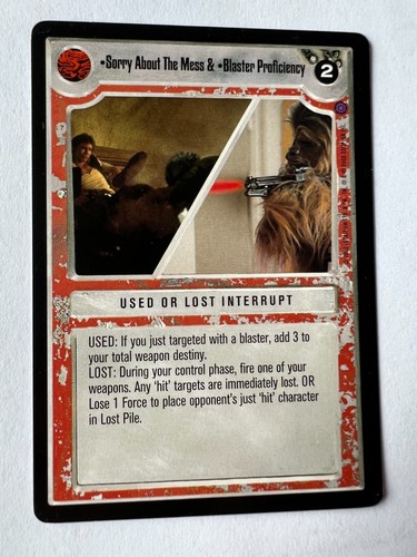 Star wars ccg - wars, sorry