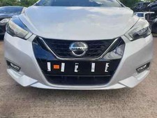 Nissan Micra K14 Front Bumper & Camera Complete Silver ZBD 2016-2022 620225FA7A